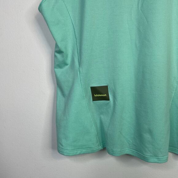 Lululemon Cap Sleeve Hiking Tank Top Mesh Breathable Gorpcore Workout womens 10 - Picture 10 of 14